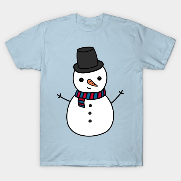 Snowman T-Shirt by bluevolcanoshop@gmail.com